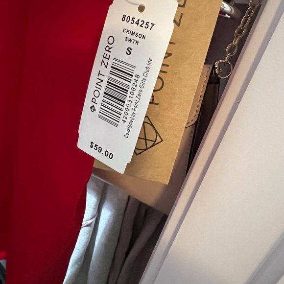 NWT - Point Zero Red Dress - Picture 2 of 3